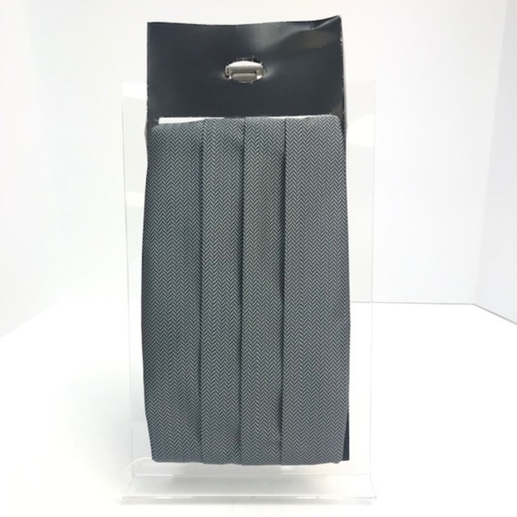Men's Gian Franco Ruffini Gray Cumberbund - Picture 1 of 2